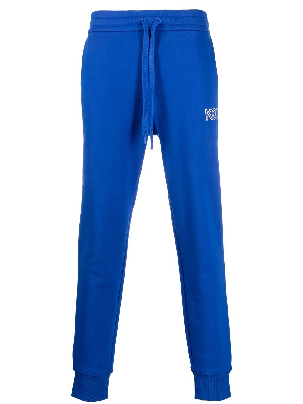 Michael Kors logo-embroidered tapered track pants - Blue von Michael Kors