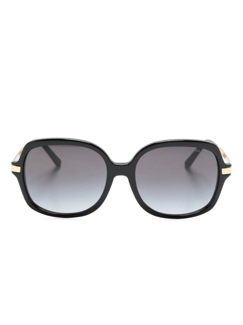 Michael Kors logo-engraved square-frame sunglasses - Black von Michael Kors