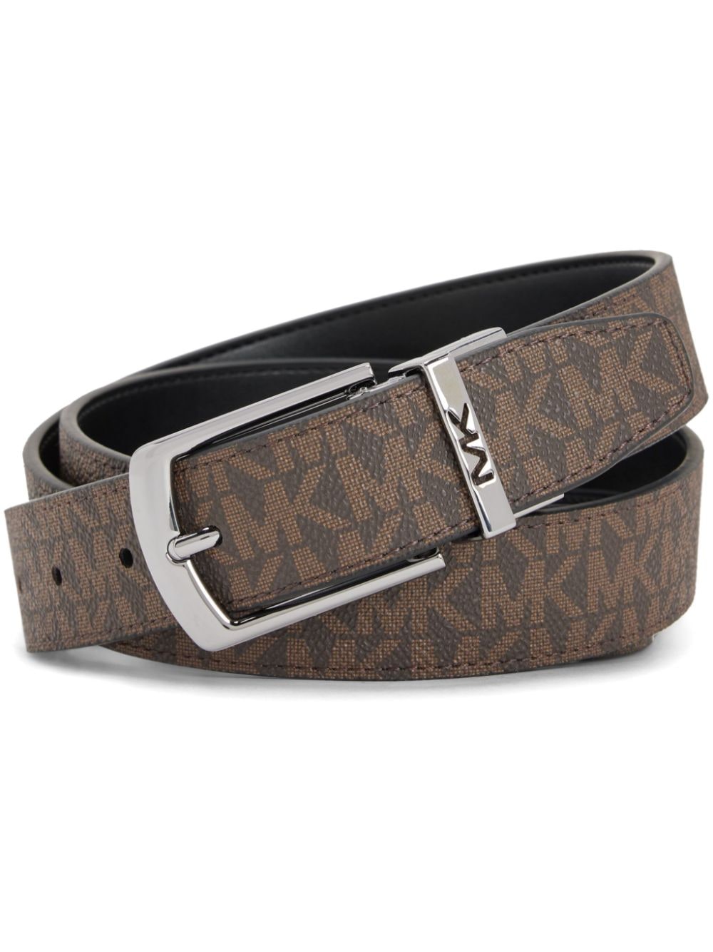 Michael Kors logo-print belt - Brown von Michael Kors