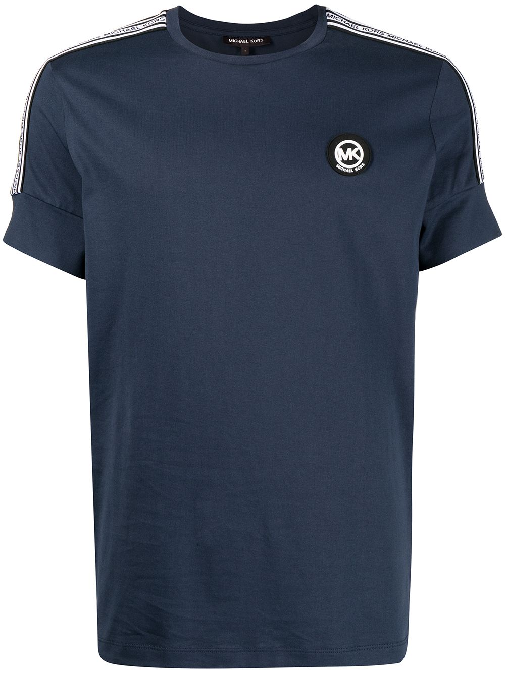 Michael Kors logo-print short-sleeved T-shirt - Blue von Michael Kors