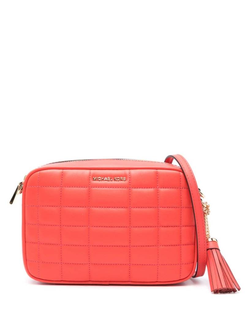 Michael Kors medium Jet Set cross body bag - Red von Michael Kors