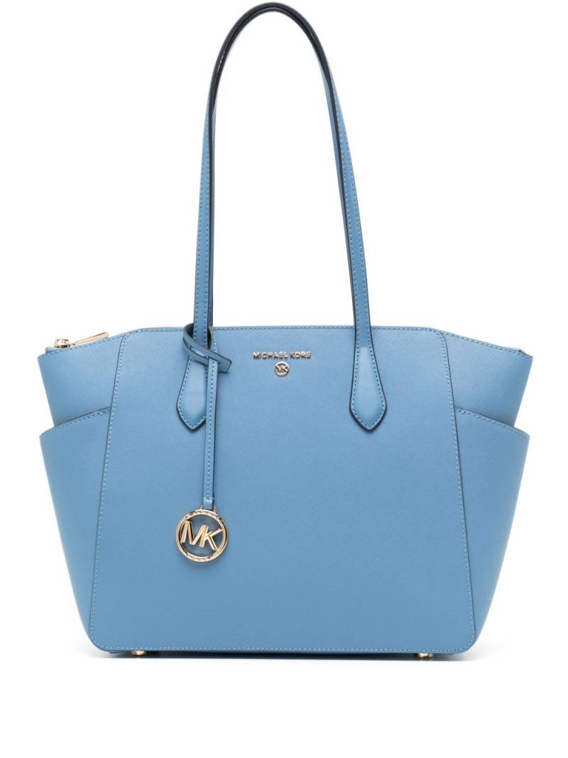 Michael Kors medium Marilyn leather tote bag - Blue von Michael Kors