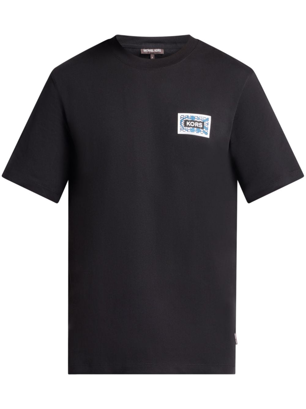 Michael Kors mesh block cotton T-shirt - Black von Michael Kors
