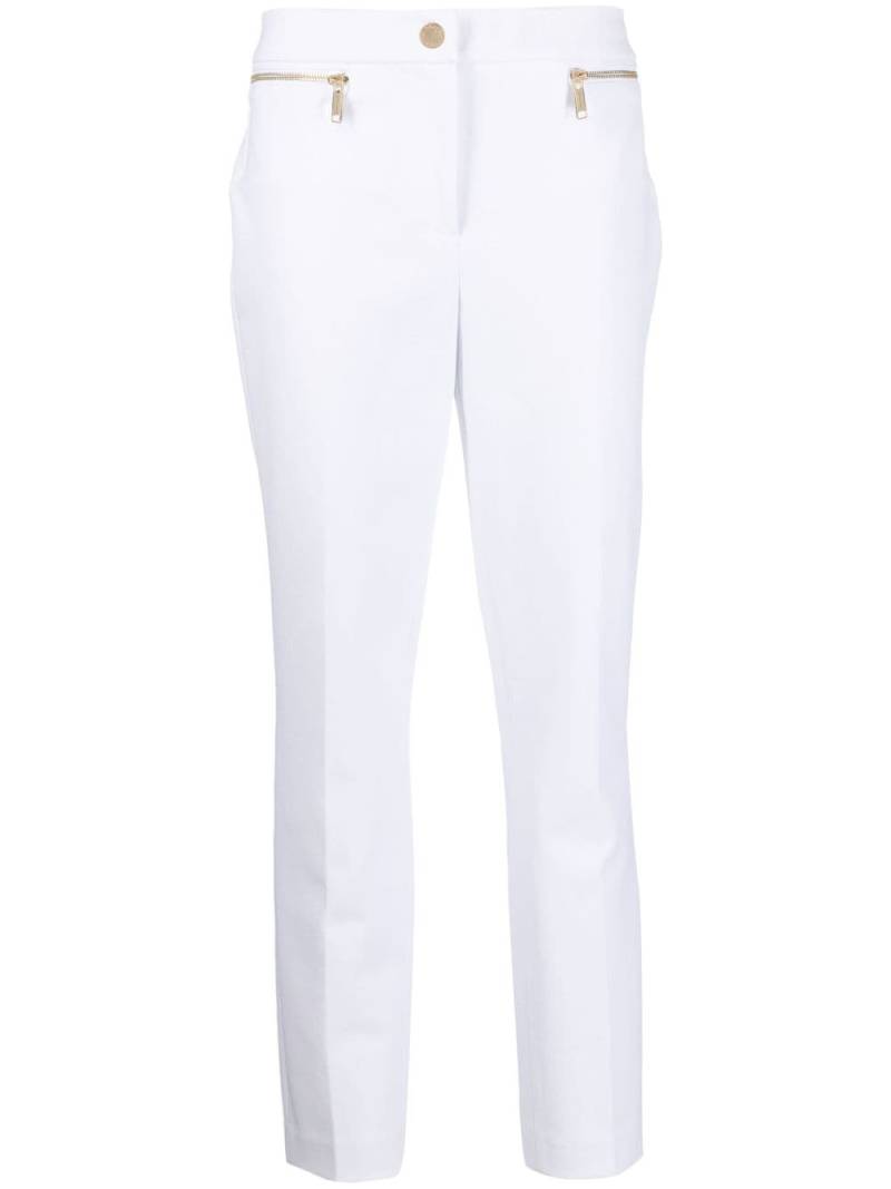 Michael Kors mid-rise slim trousers - White von Michael Kors