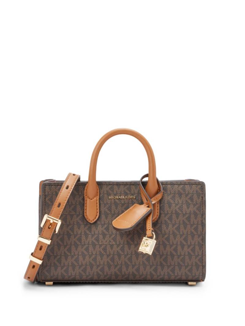 Michael Kors mini Scarlett tote bag - Brown von Michael Kors