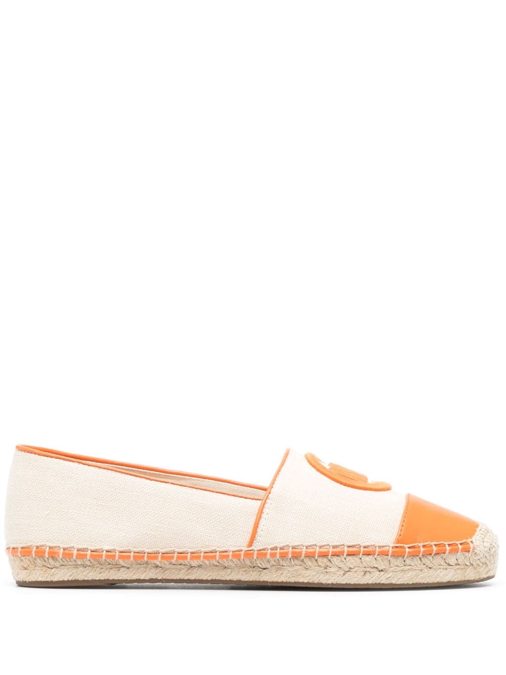 Michael Michael Kors monogram-embroidered espadrilles - Neutrals von Michael Michael Kors