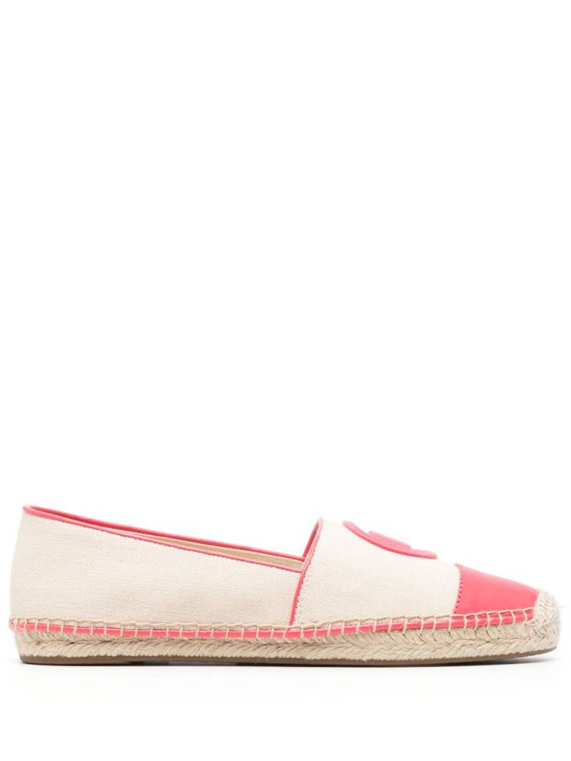 Michael Michael Kors monogram-embroidered espadrilles - Neutrals von Michael Michael Kors