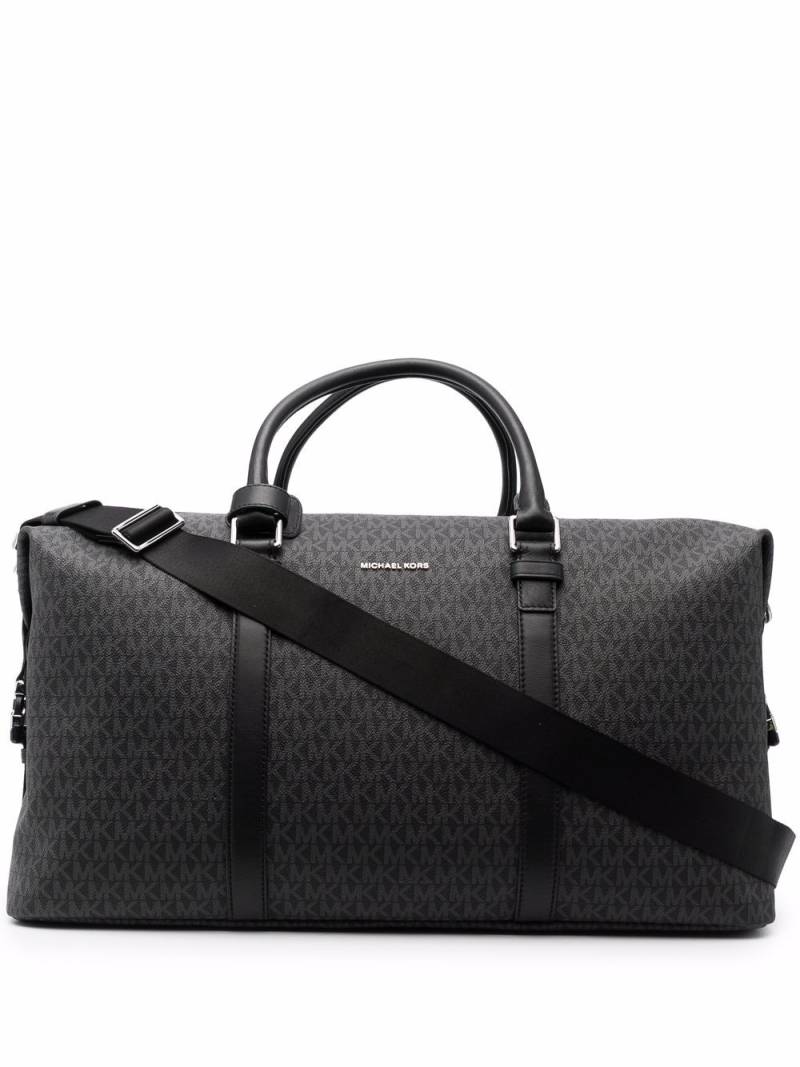 Michael Kors monogram-print holdall bag - Black von Michael Kors