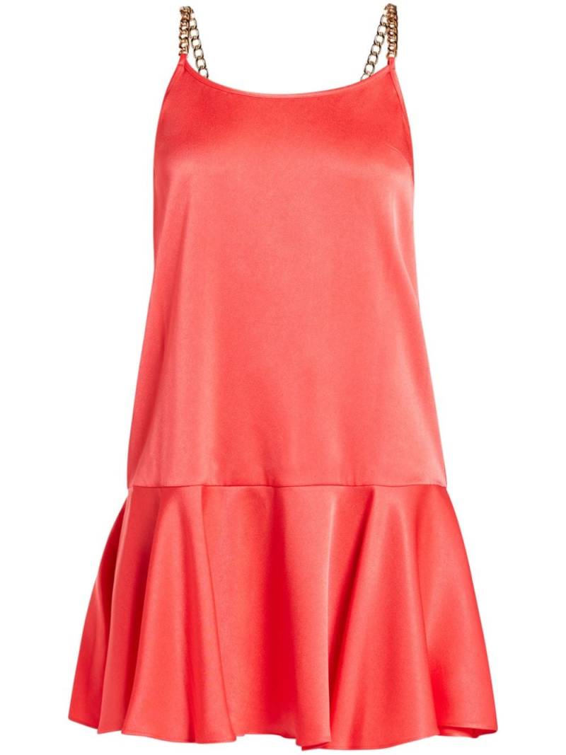 Michael Michael Kors peplum-hem satin minidress - Pink von Michael Michael Kors