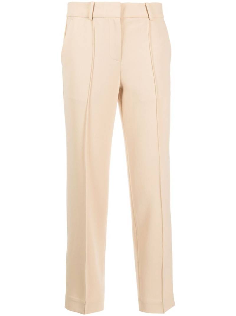 Michael Kors pressed-crease slim-cut trousers - Yellow von Michael Kors