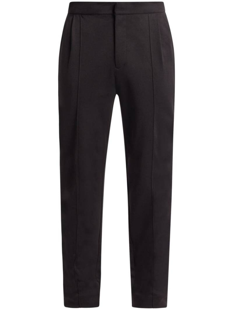 Michael Kors pressed-crease tapered trousers - Black von Michael Kors