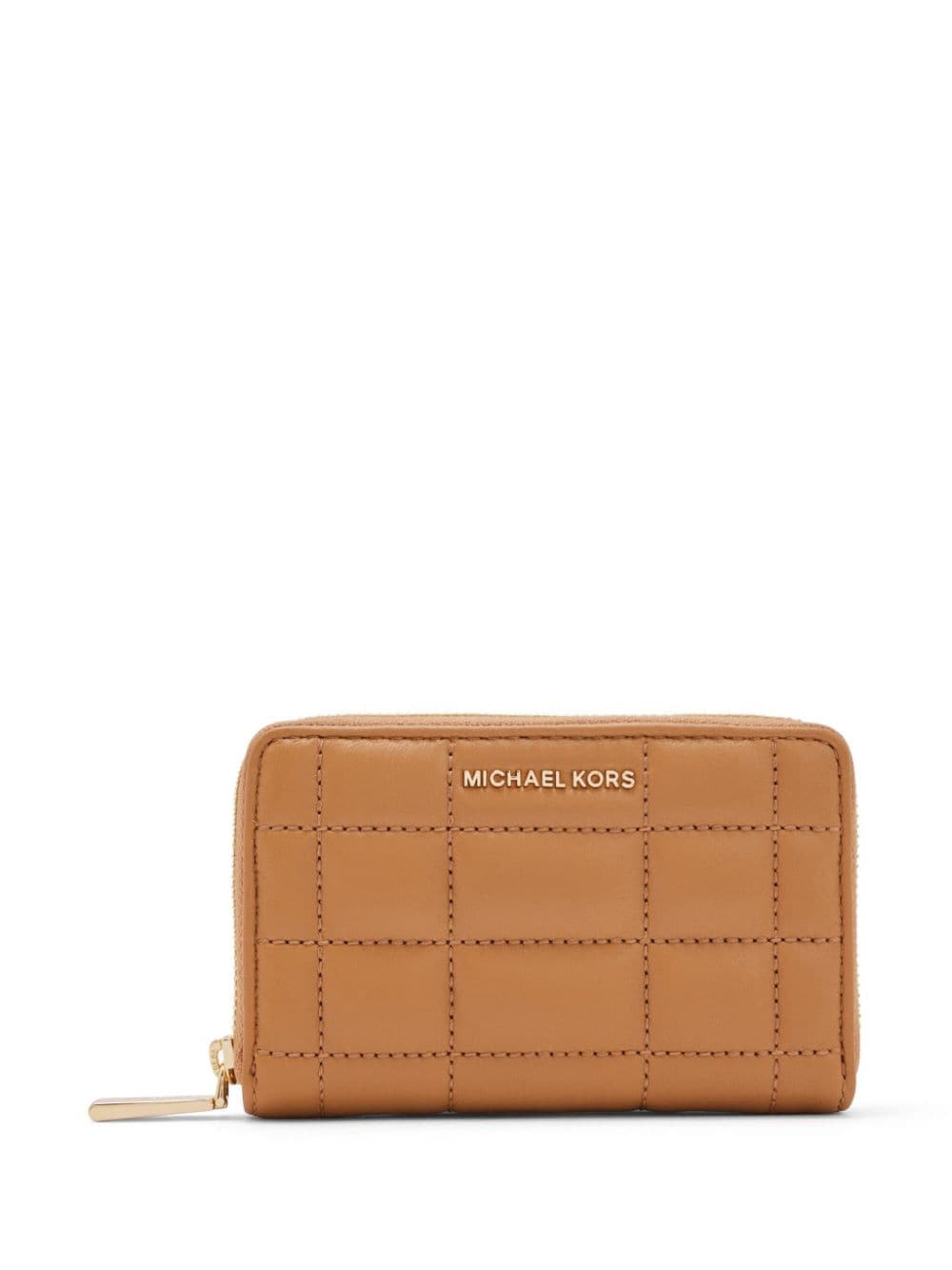 Michael Kors quilted leather wallet - Brown von Michael Kors