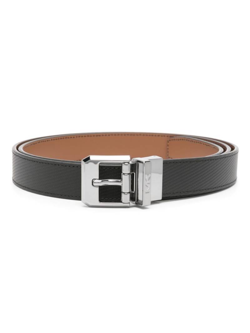 Michael Kors reversible leather belt - Black von Michael Kors