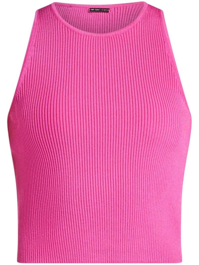 Michael Kors ribbed cropped tank top - Pink von Michael Kors