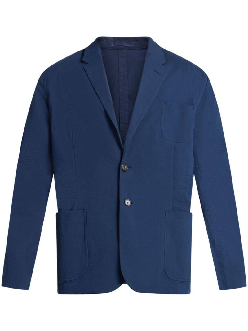 Michael Kors single-breasted cotton blazer - Blue von Michael Kors