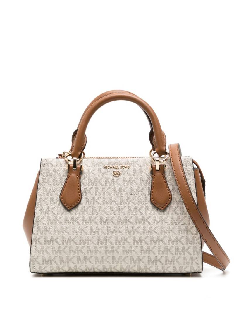 Michael Kors Printed canvas small Marilyn handbag - Brown von Michael Kors