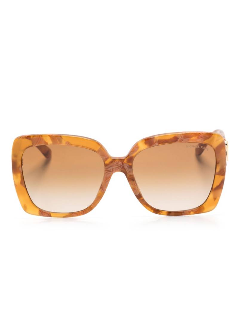 Michael Kors square-frame sunglasses - Orange von Michael Kors