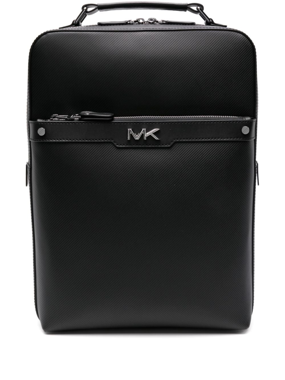 Michael Kors zipped leather backpack - Black von Michael Kors