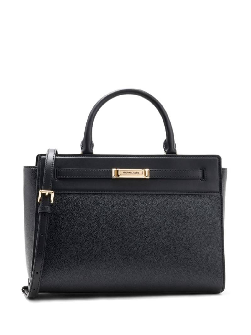 Michael Kors zipped leather tote bag - Black von Michael Kors