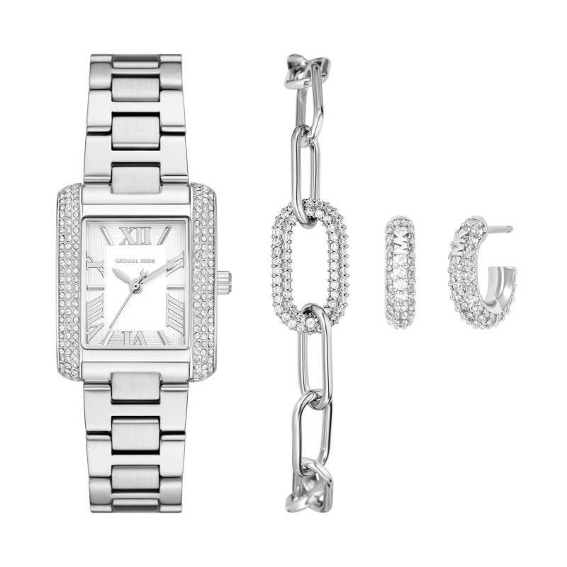 zestaw_zegarek_bransoletka_i_kolczyki Michael Kors Emery MK4839SET Silberfarben von Michael Kors