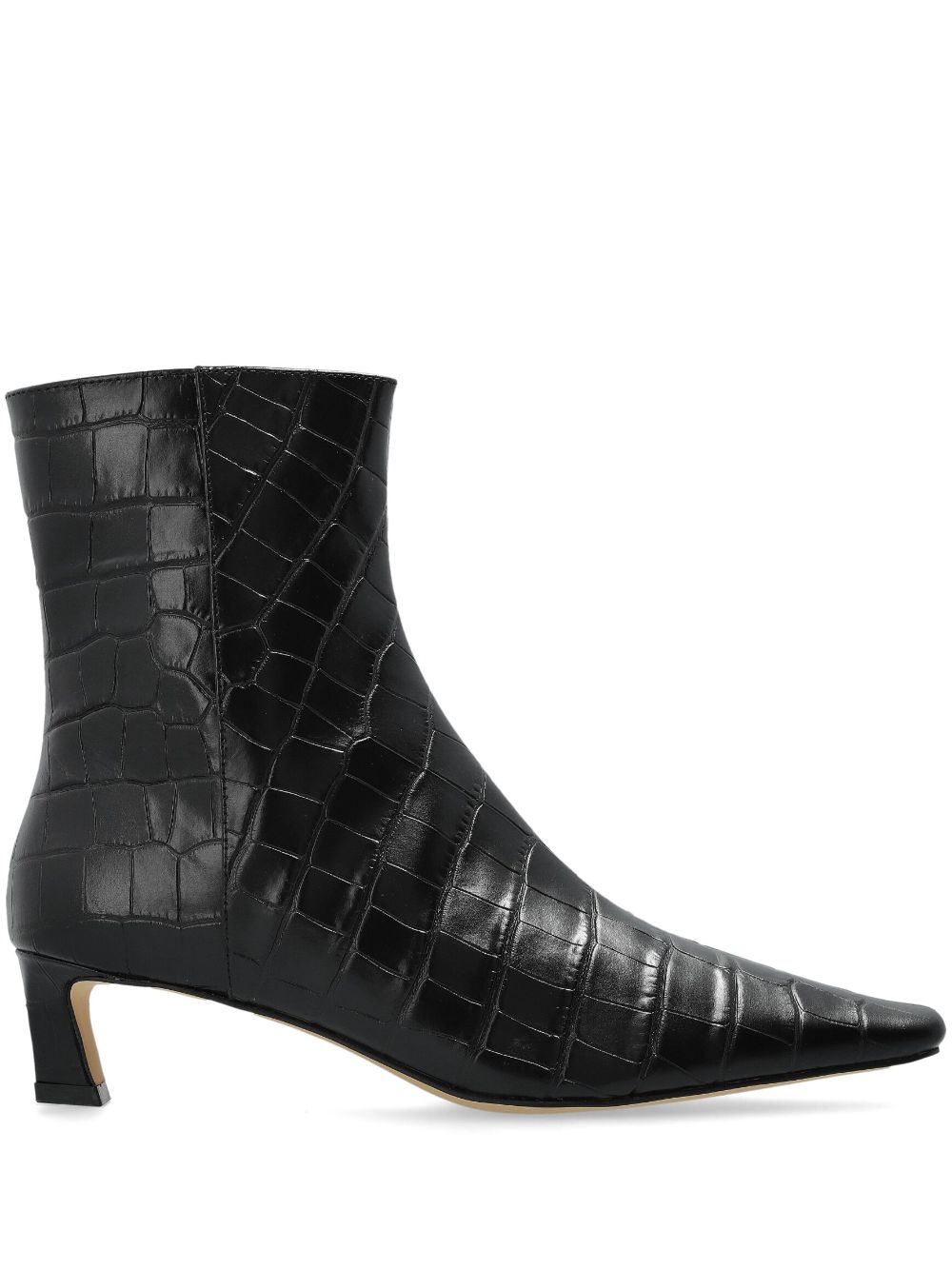 Michael Michael Kors 45mm Cosmo crocodile-embossed boots - Black von Michael Michael Kors