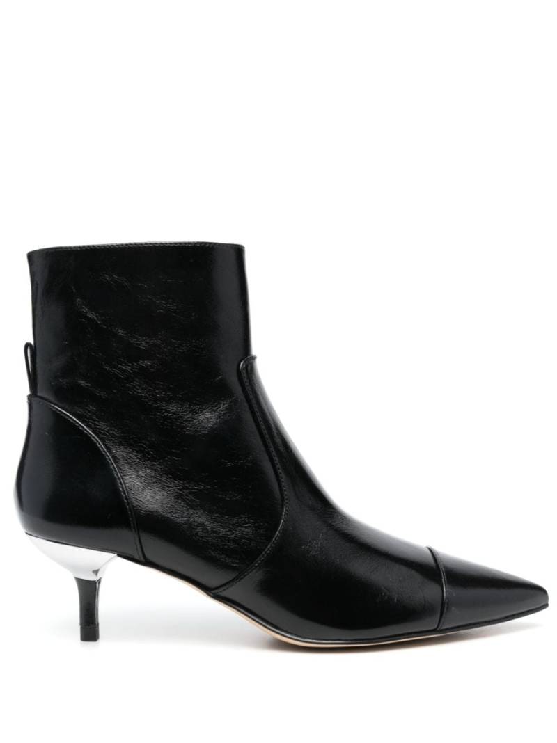 Michael Michael Kors 60mm kitten-heel leather boots - Black von Michael Michael Kors