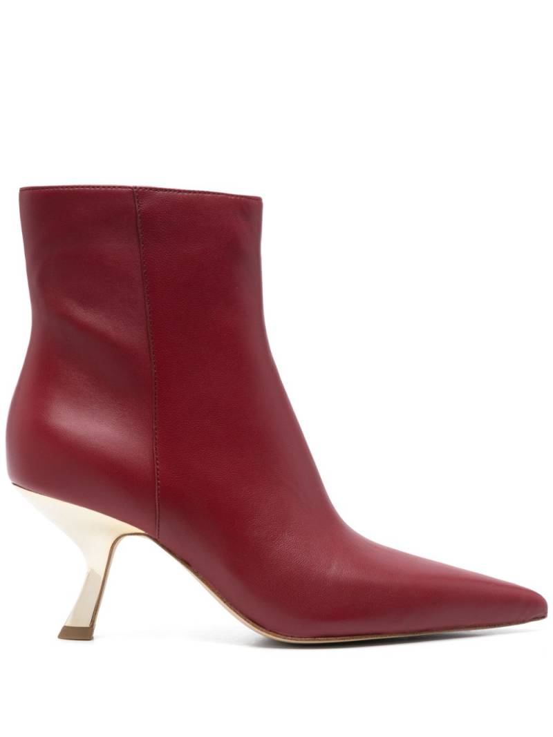 Michael Michael Kors 75mm leather ankle boots - Red von Michael Michael Kors