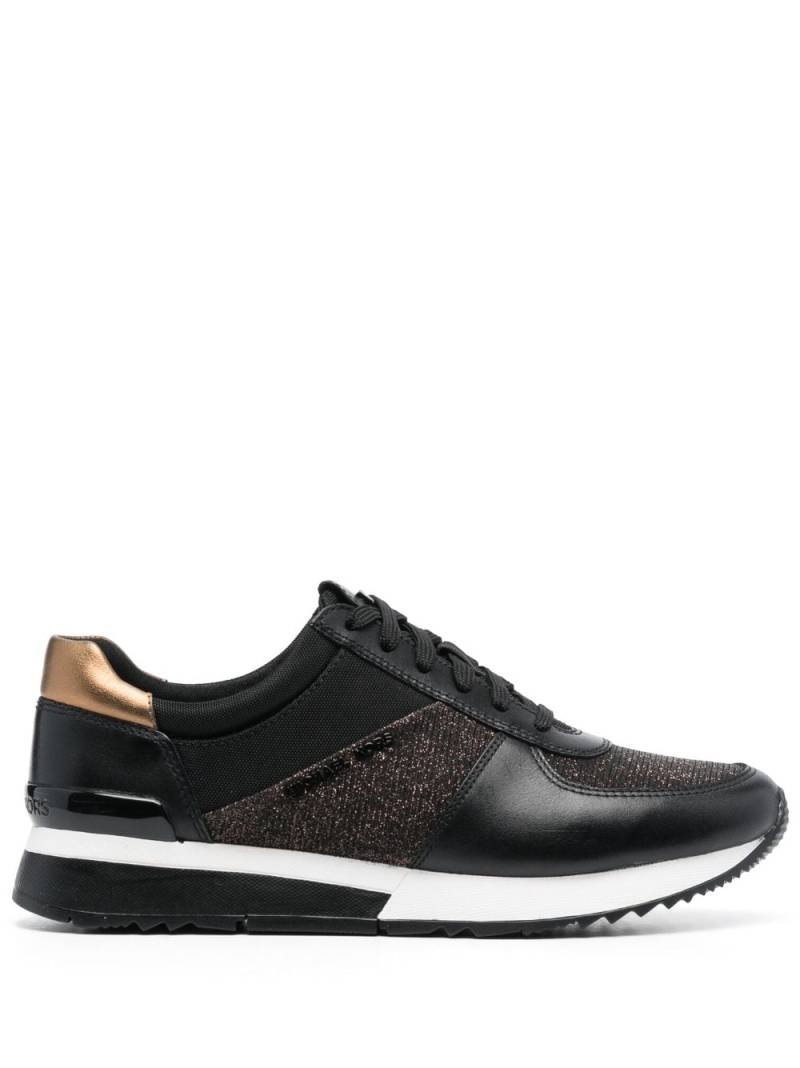 Michael Michael Kors Allie low-top leather sneakers - Black von Michael Michael Kors