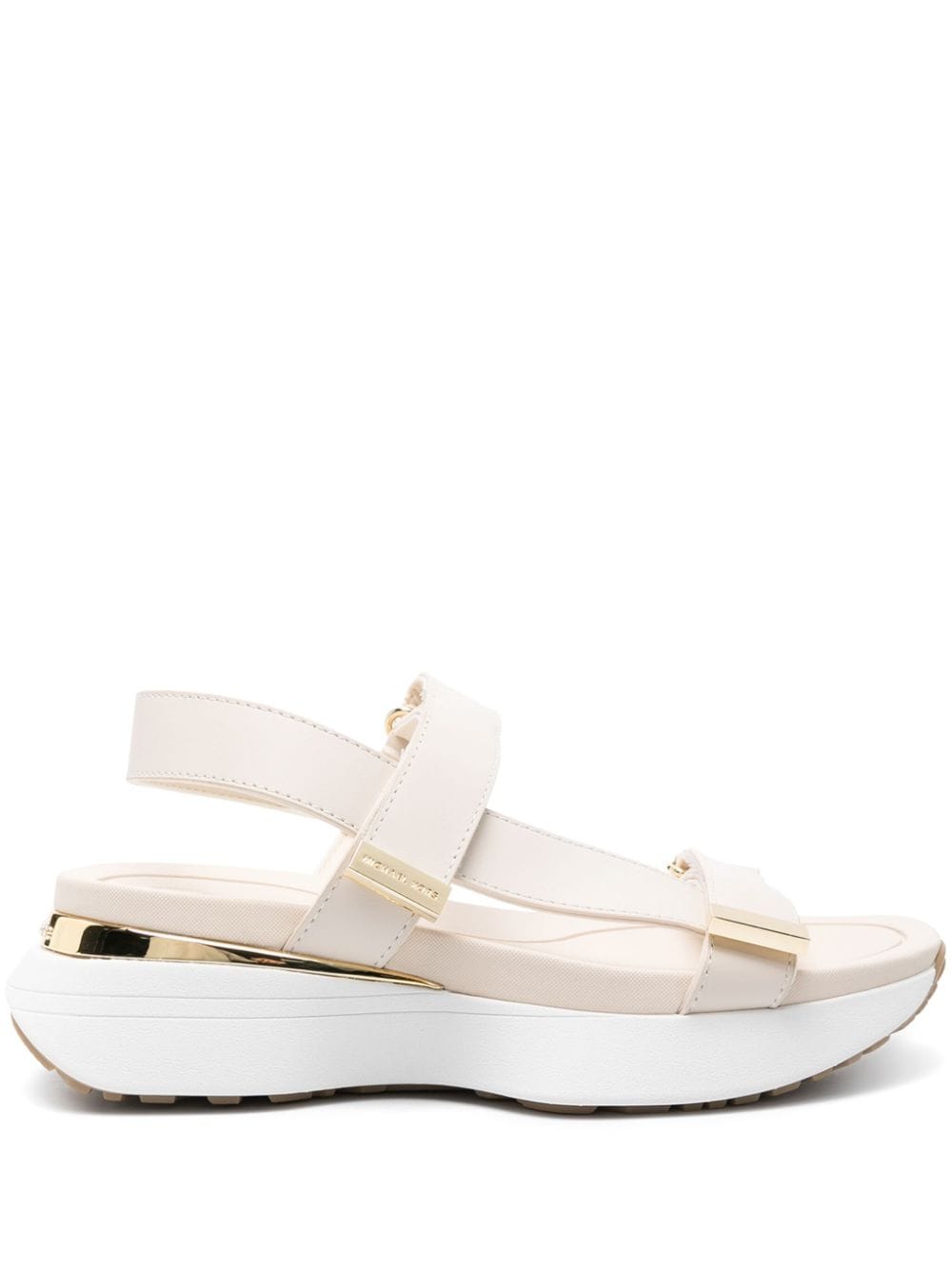 Michael Michael Kors Ari leather chunky sandals - Neutrals von Michael Michael Kors