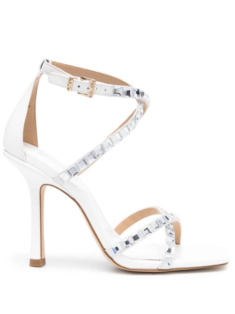 Michael Michael Kors Celia 105mm crystal-embellished sandals - White von Michael Michael Kors