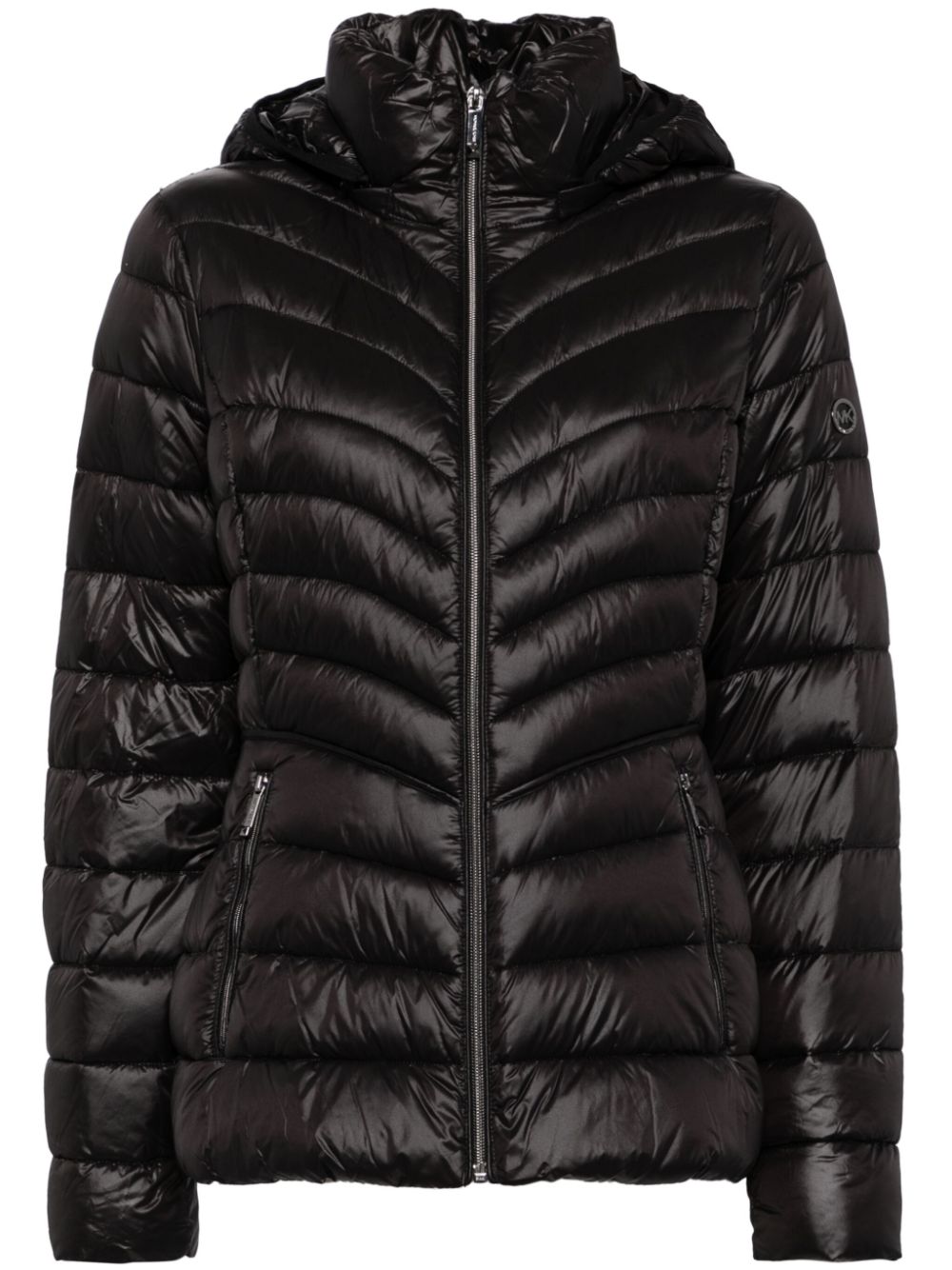 Michael Michael Kors Chevron packable jacket - Black von Michael Michael Kors