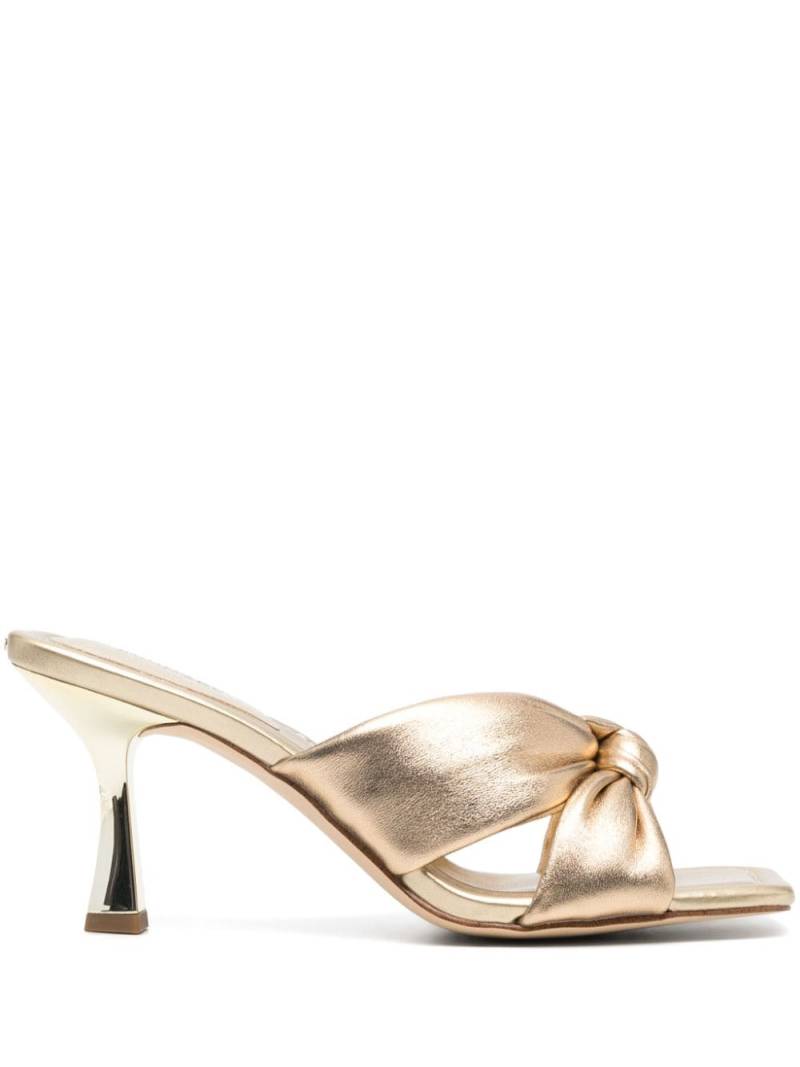 Michael Michael Kors Elena 75mm metallic sandals - Gold von Michael Michael Kors