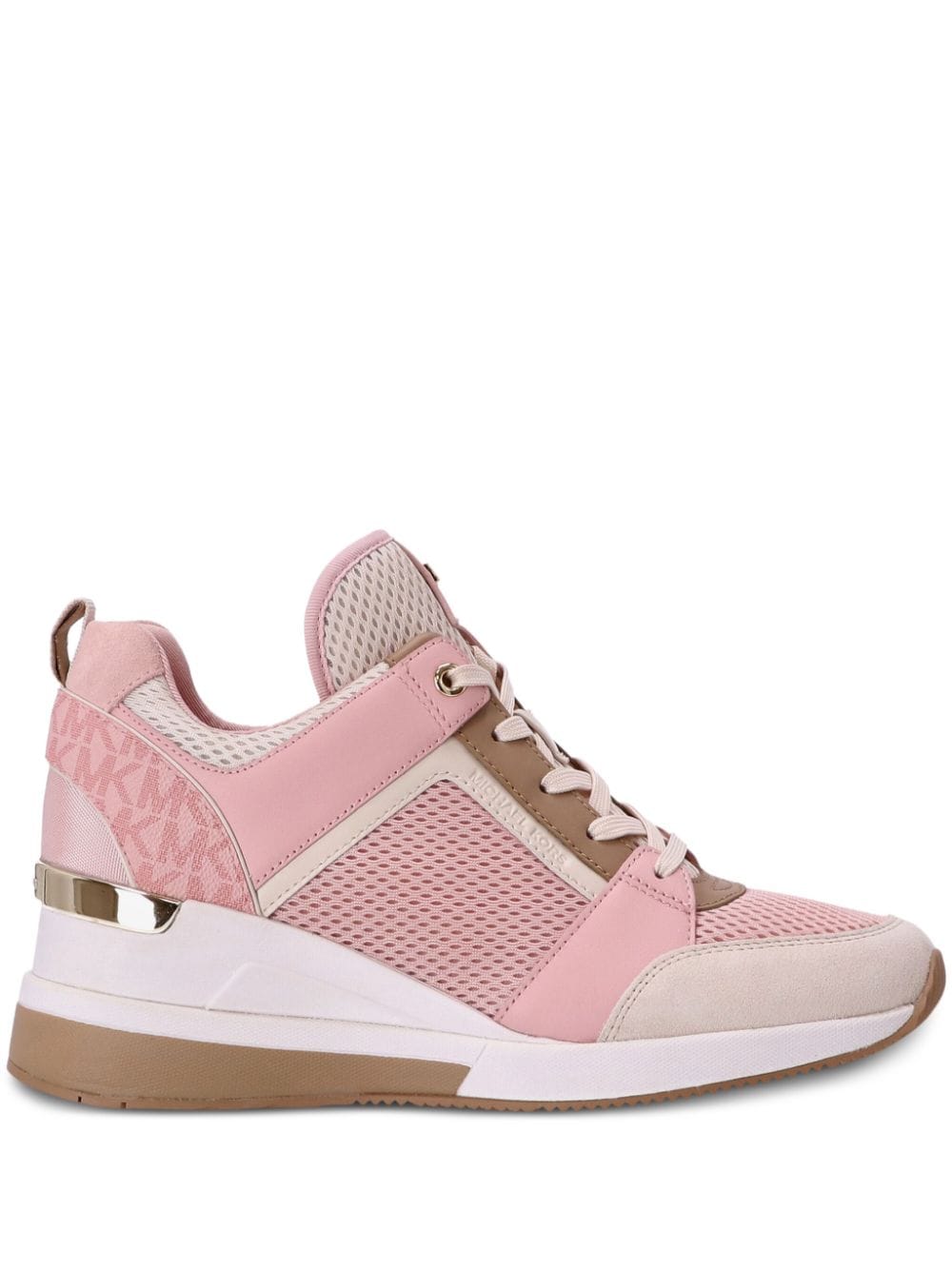 Michael Michael Kors Georgie panelled leather sneakers - Pink von Michael Michael Kors