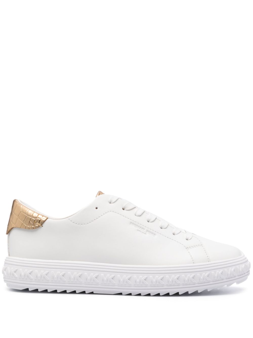 Michael Michael Kors Grove leather sneakers - White von Michael Michael Kors