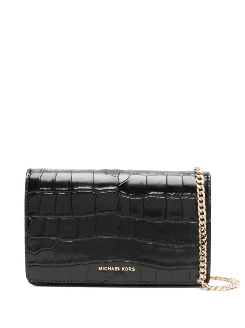 Michael Kors Jet Set cross body bag - Black von Michael Kors