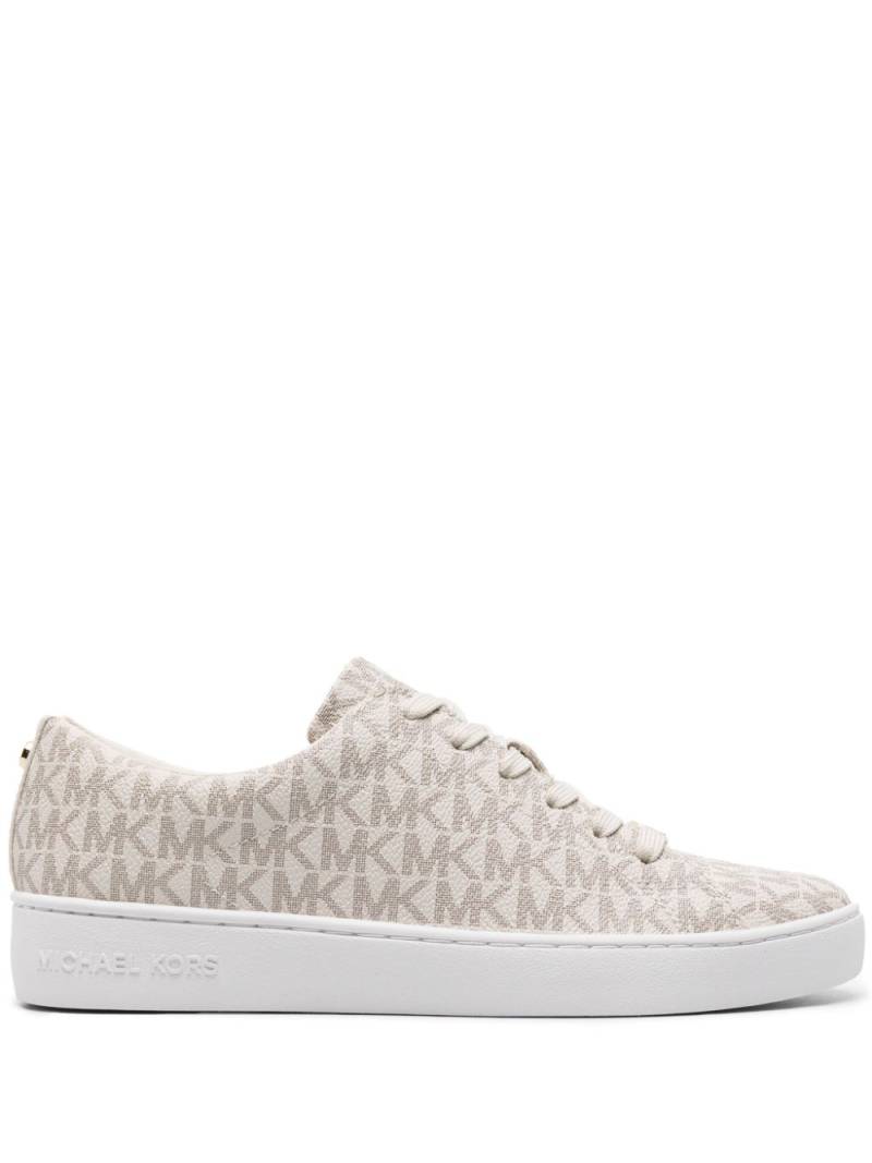 Michael Michael Kors Keaton canvas sneakers - Neutrals von Michael Michael Kors