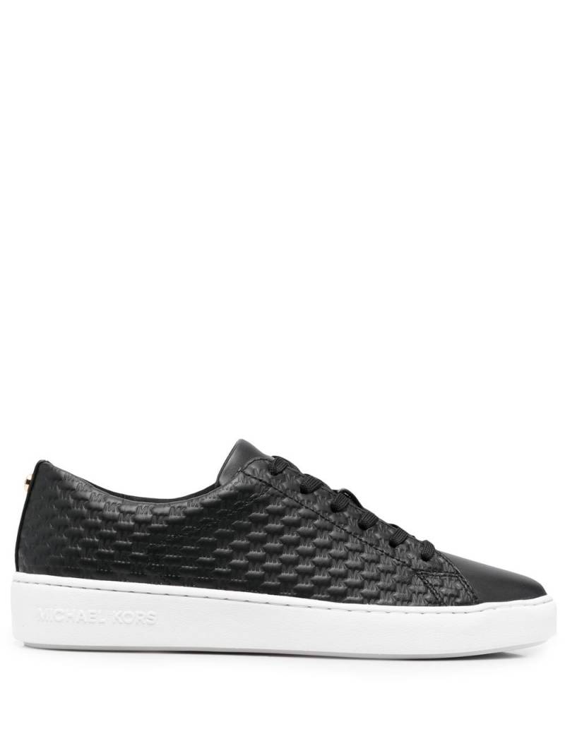 Michael Michael Kors Keaton embossed low-top sneakers - Black von Michael Michael Kors