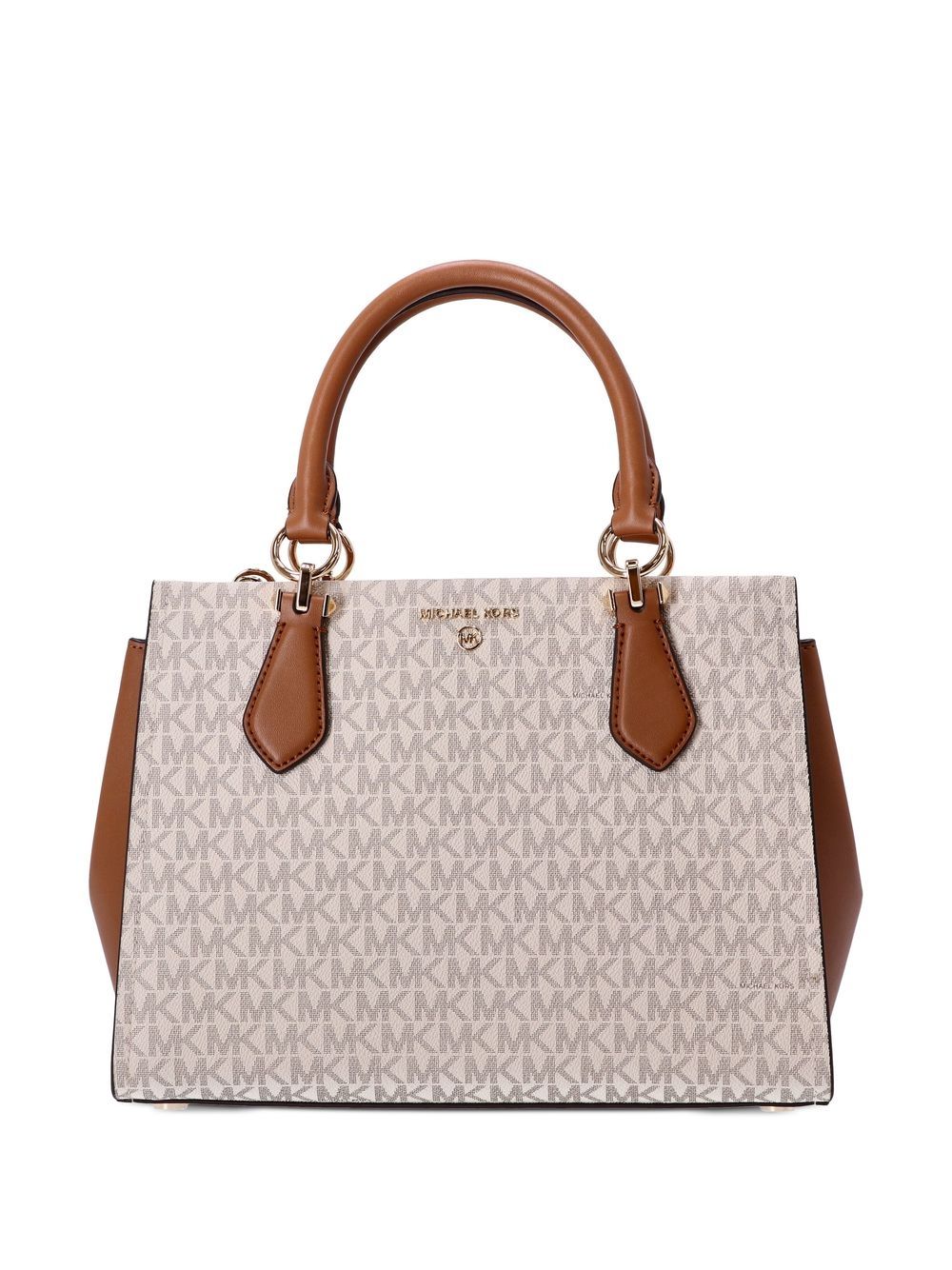 Michael Kors Marilyn monogram satchel bag - Neutrals von Michael Kors