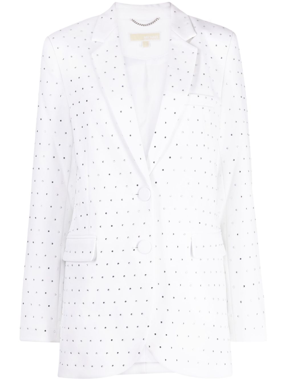 Michael Michael Kors Mensy crystal-embellished blazer - White von Michael Michael Kors