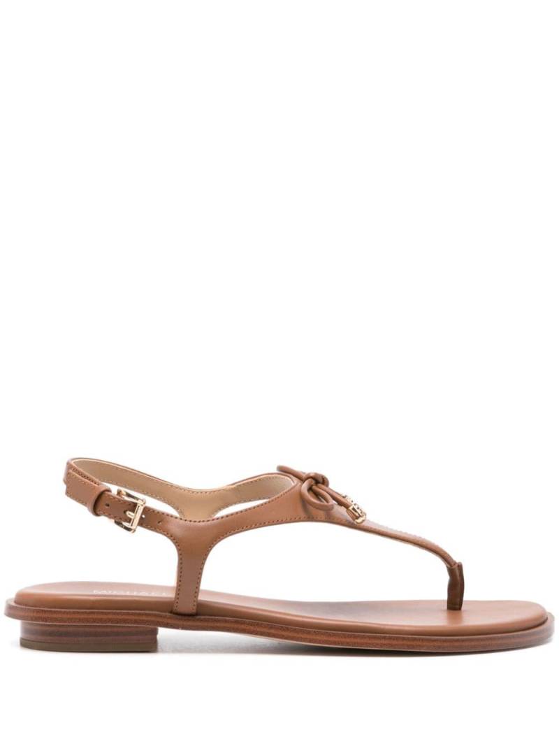 Michael Michael Kors Nori leather sandals - Brown von Michael Michael Kors