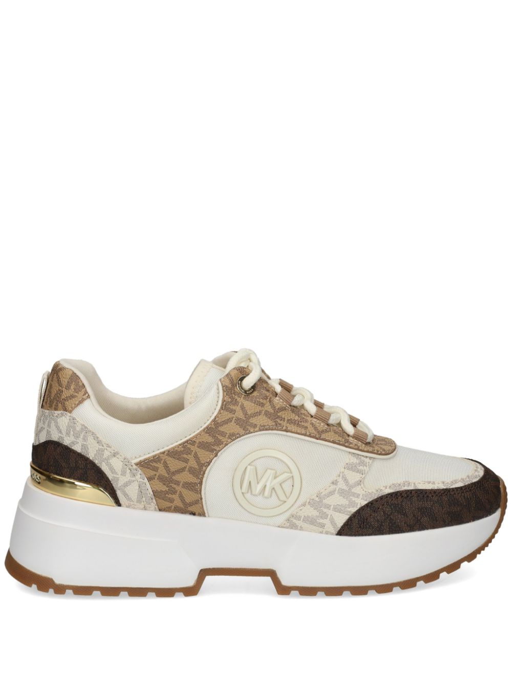 Michael Michael Kors Percy monogram-pattern sneakers - Neutrals von Michael Michael Kors