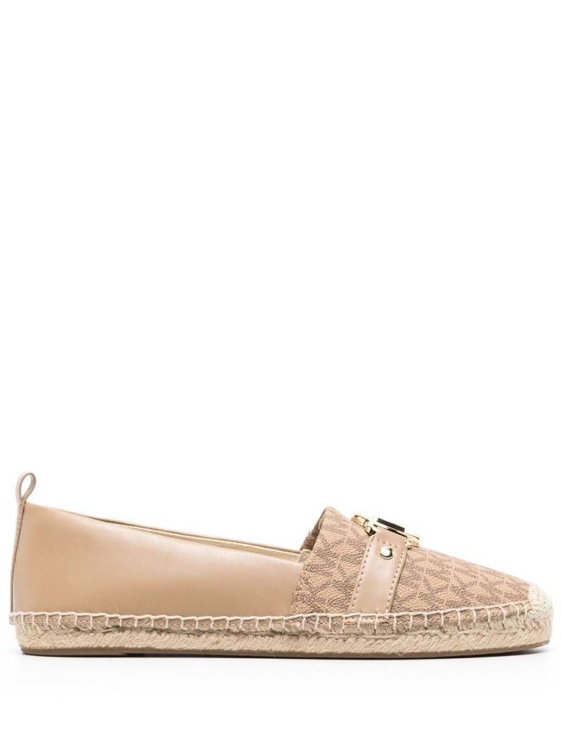 Michael Michael Kors Rory logo-plaque espadrilles - Neutrals von Michael Michael Kors