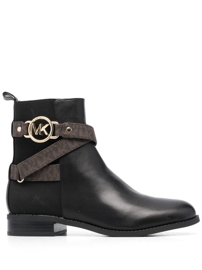 Michael Kors Rory logo-trim boots - Black von Michael Kors