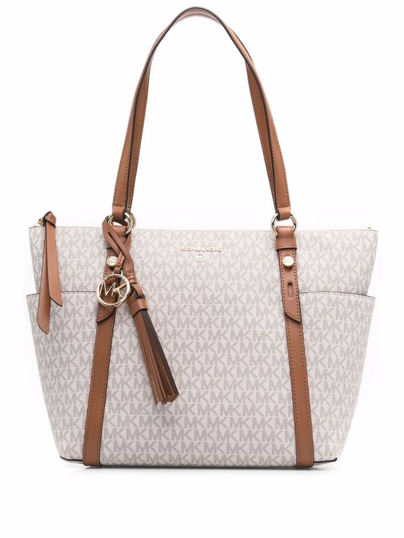 Michael Kors Voyager logo-print tote bag - Neutrals von Michael Kors