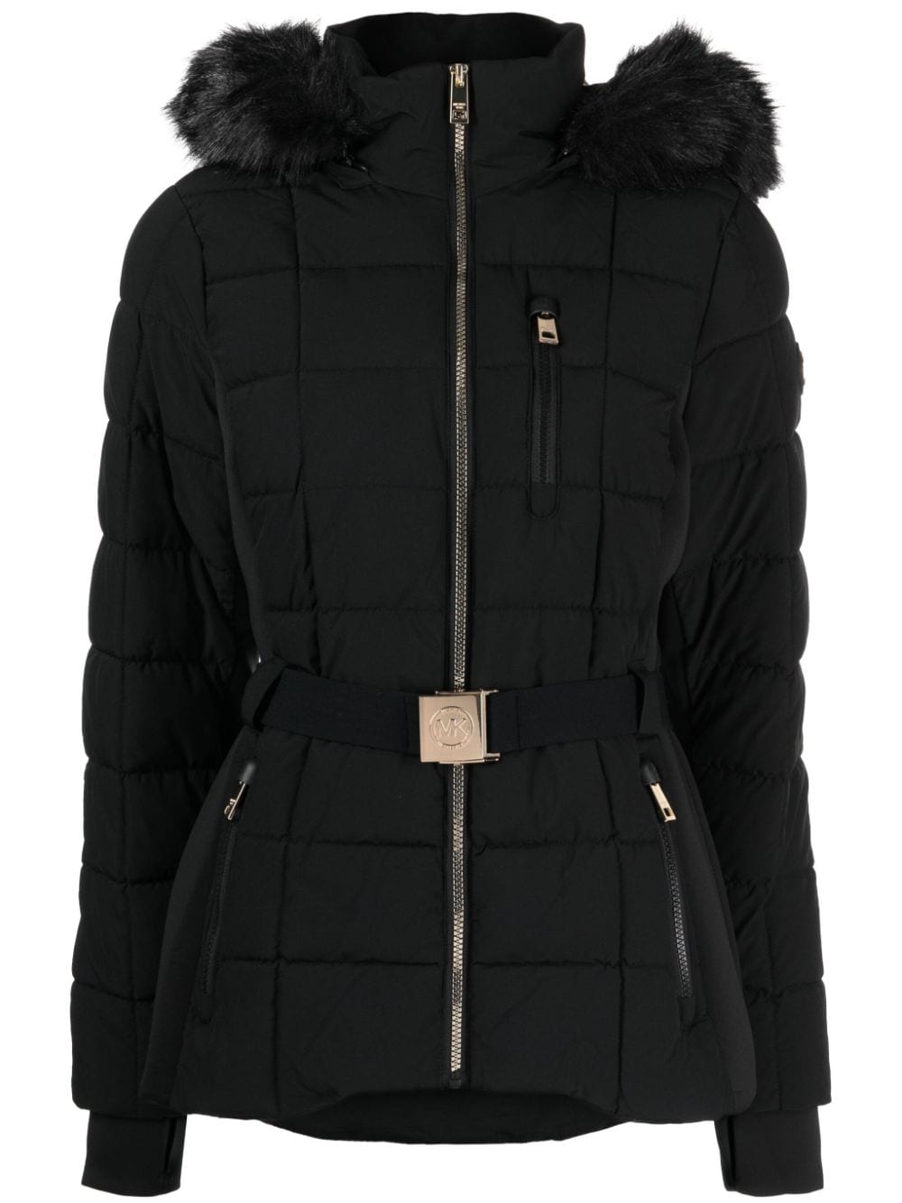 Michael Michael Kors belted puffer coat - Black von Michael Michael Kors