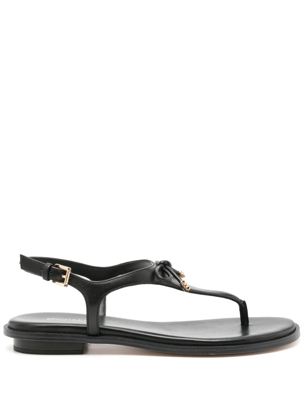 Michael Michael Kors bow-detail thong-strap sandals - Black von Michael Michael Kors