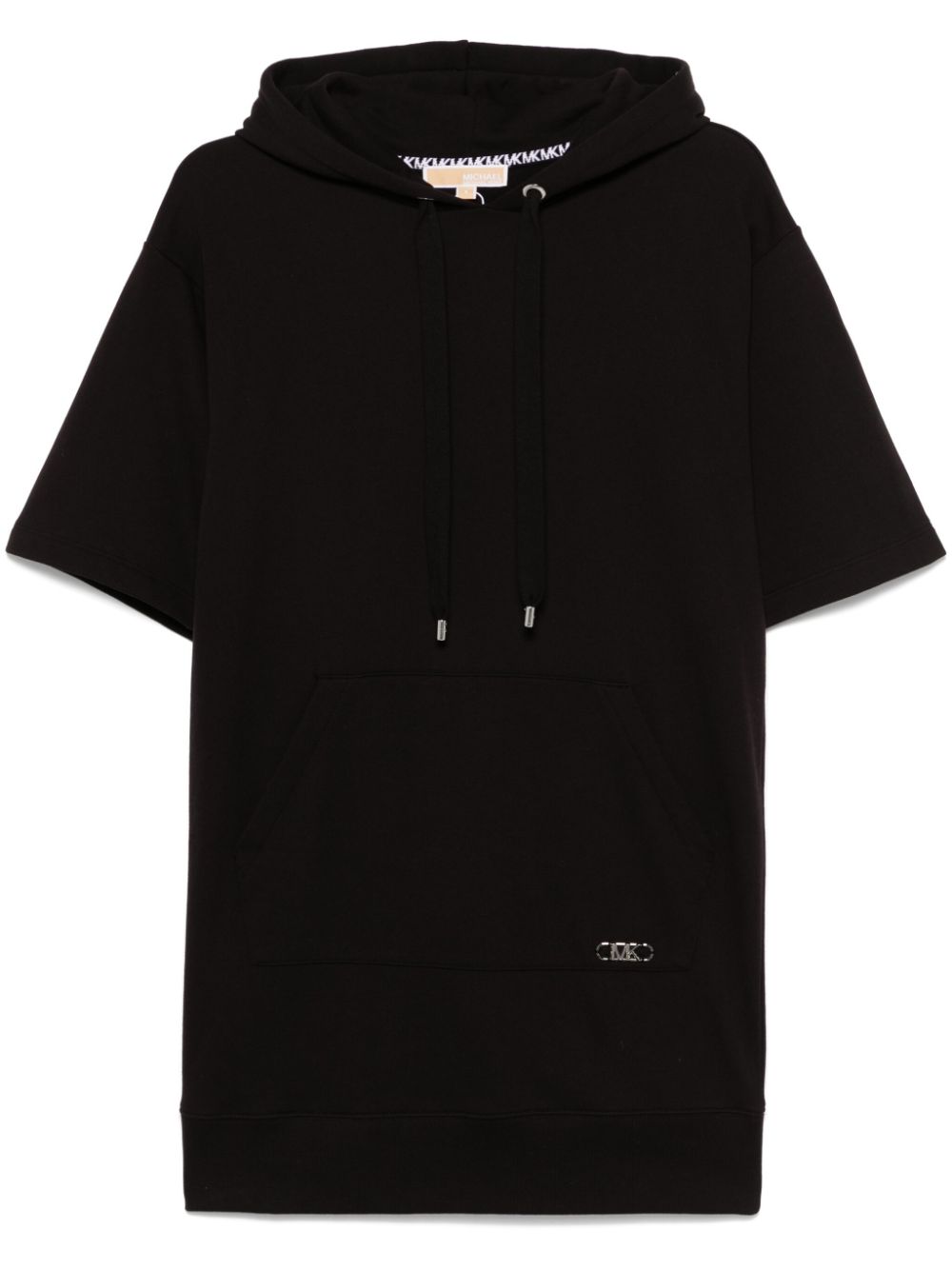 Michael Michael Kors cotton hoodie mini dress - Black von Michael Michael Kors