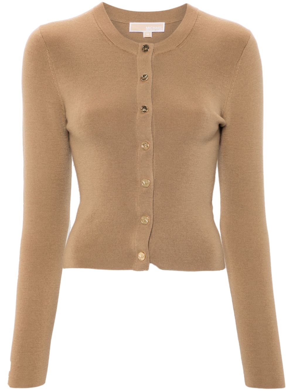 Michael Michael Kors crew-neck cardigan - Brown von Michael Michael Kors