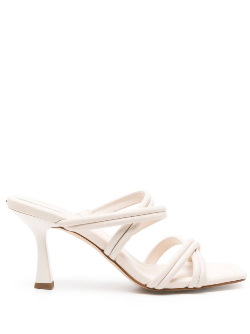 Michael Michael Kors crossover-straps leather mules - Neutrals von Michael Michael Kors