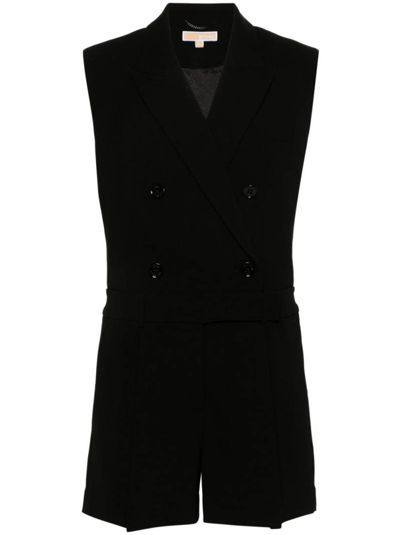 Michael Michael Kors double-breasted playsuit - Black von Michael Michael Kors